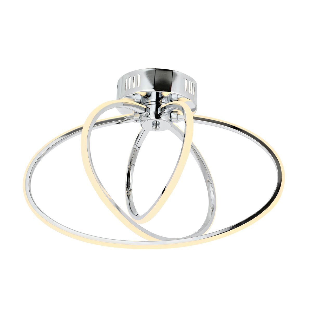 Varna 3lü Plafonyer Avize Krom