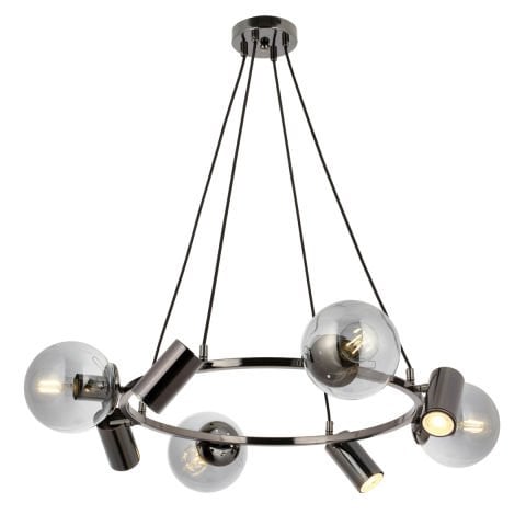 Zer 8li Çemberli Avize Platin