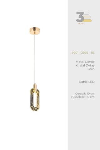 Beste Tekli Sarkıt Gold Eskitme