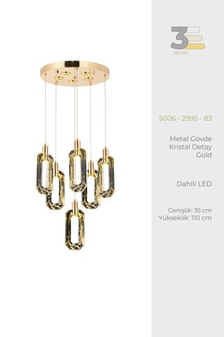 Beste 6lı Tepsili Gold Eskitme