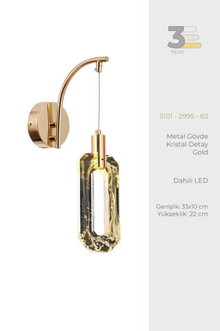 Beste Tekli Aplik Gold Eskitme