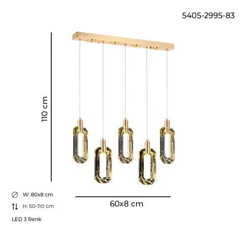 Beste 5li Sıralı Gold Eskitme