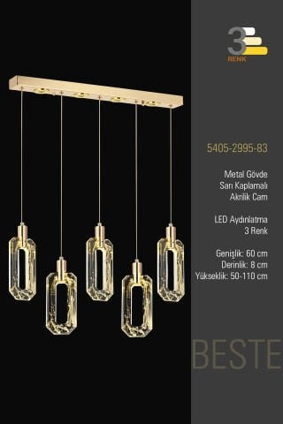 Beste 5li Sıralı Gold Eskitme