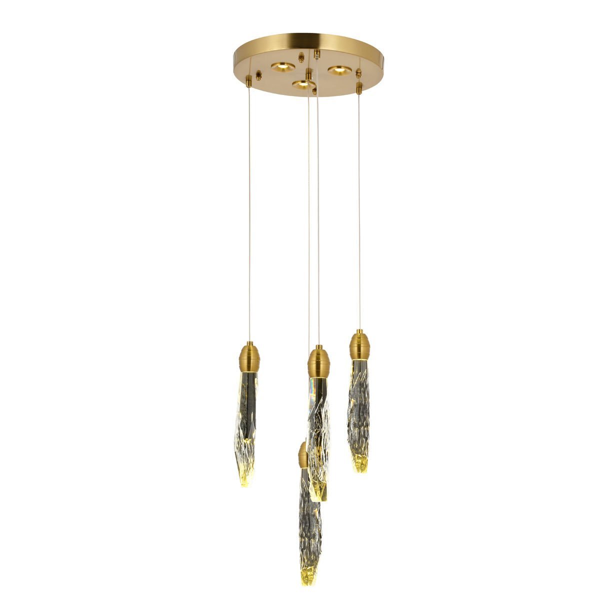 Tortum 4lü Tepsili Lak Avize Eskitme