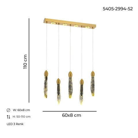 Tortum 5li Sıralı Lak Eskitme