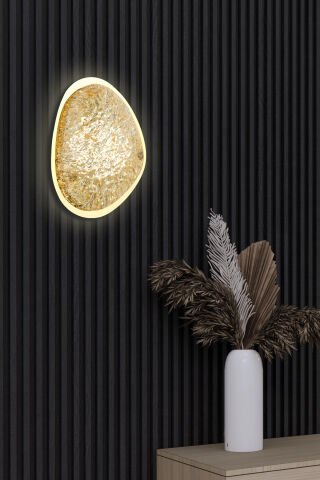 Svet Büyük Kristal Aplik Gold