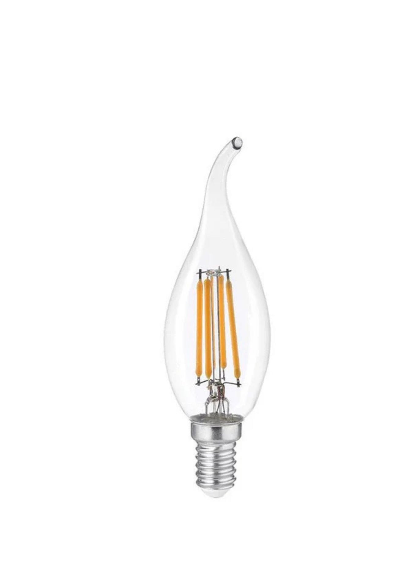 Rustik Led Ampul  E14  Kıvrık Uç 6W 3000K Gün Işığı
