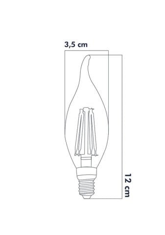 Rustik Led Ampul  E14  Kıvrık Uç 6W 3000K Gün Işığı 10lu
