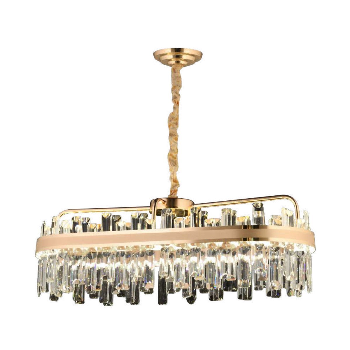 NS-46 Yemek Masası Gold Avize