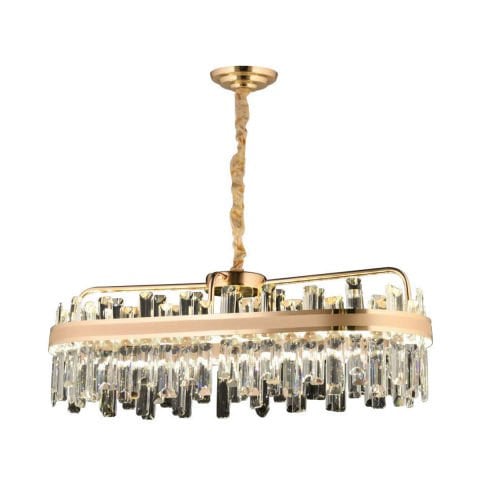 NS-46 Yemek Masası Gold Avize
