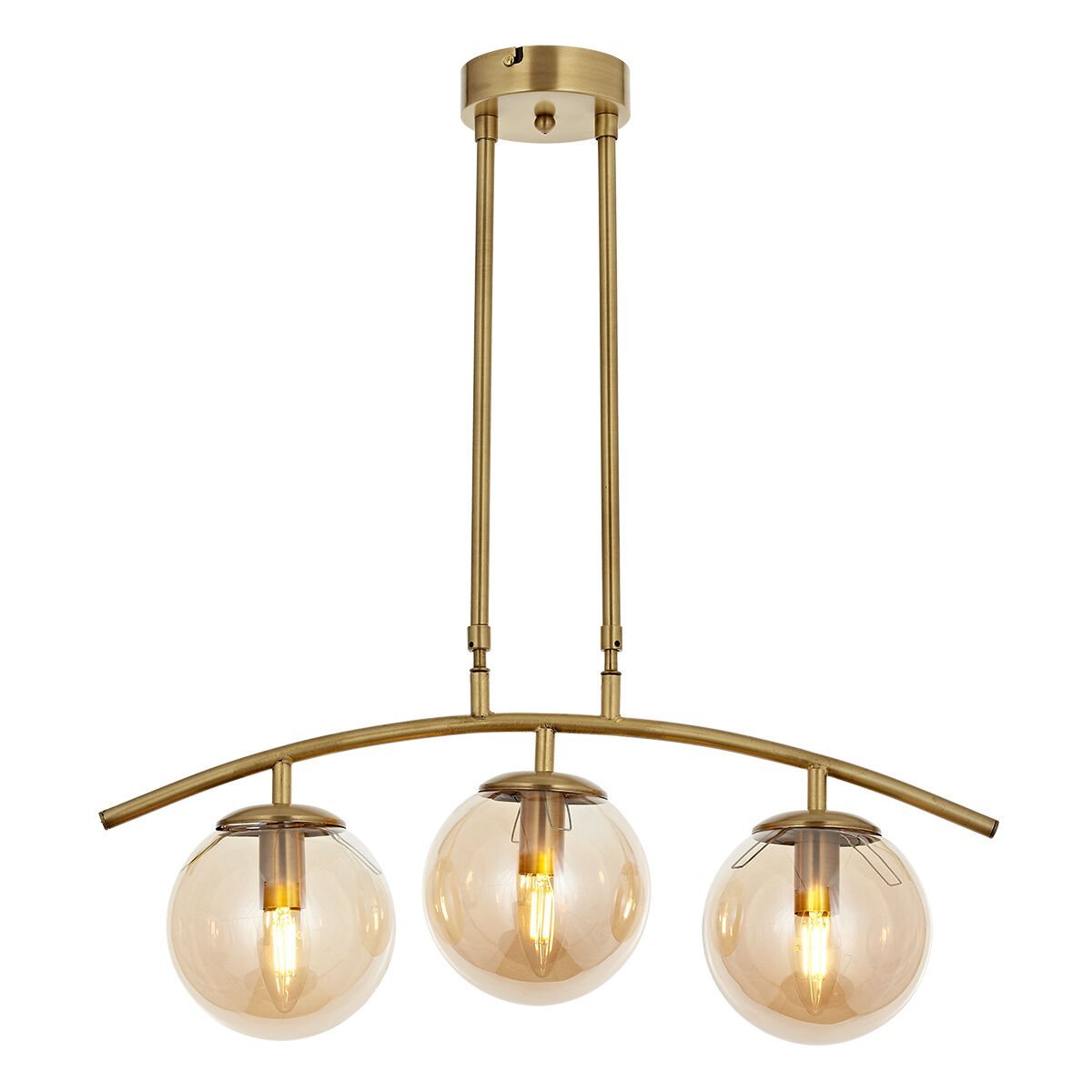 Özen Sıralı 3 lü Sarkıt Avize Eskitme