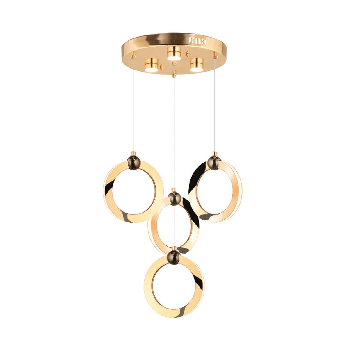 NS-36-3+1 Gold Ledli Avize