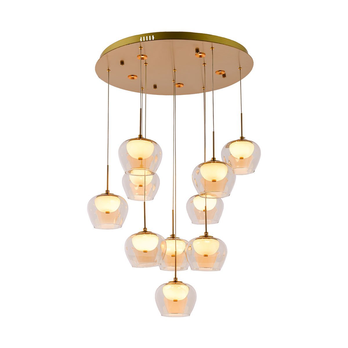 Şakayık 10'lu Ledli Avize Eskitme