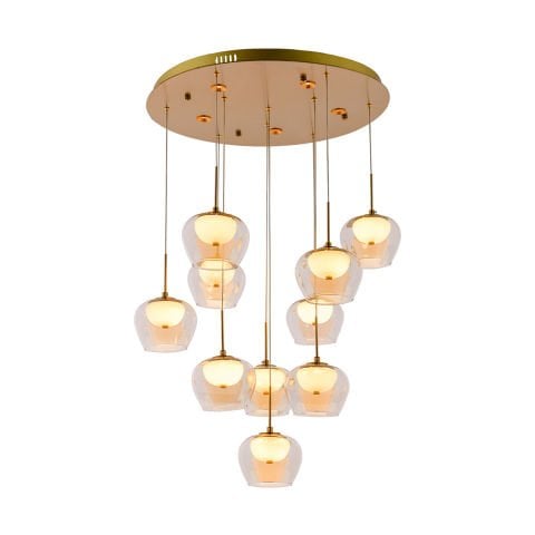 Şakayık 10'lu Ledli Avize Eskitme