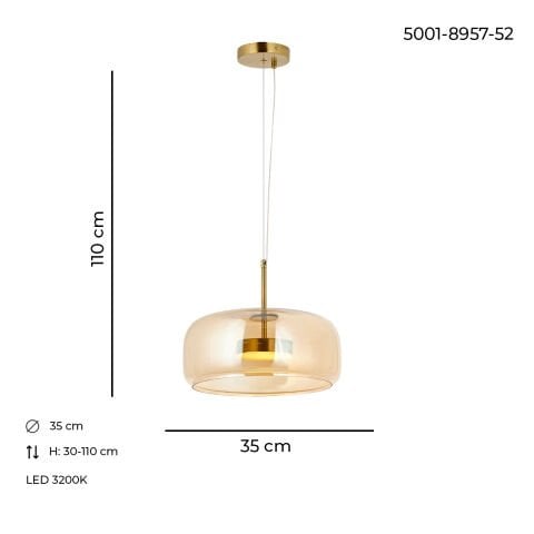 Side Tekli Bal Avize