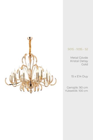 Arte 15li Avize Gold