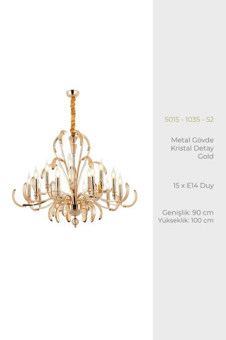 Arte 15li Avize Gold