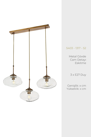 Bulut 3lü Sıralı Eskitme