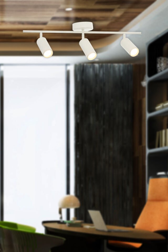 Ray 3 lü Beyaz Modern Avize