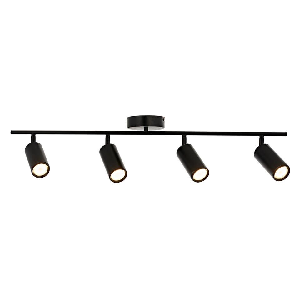 Ray 4 lü Siyah Modern Avize