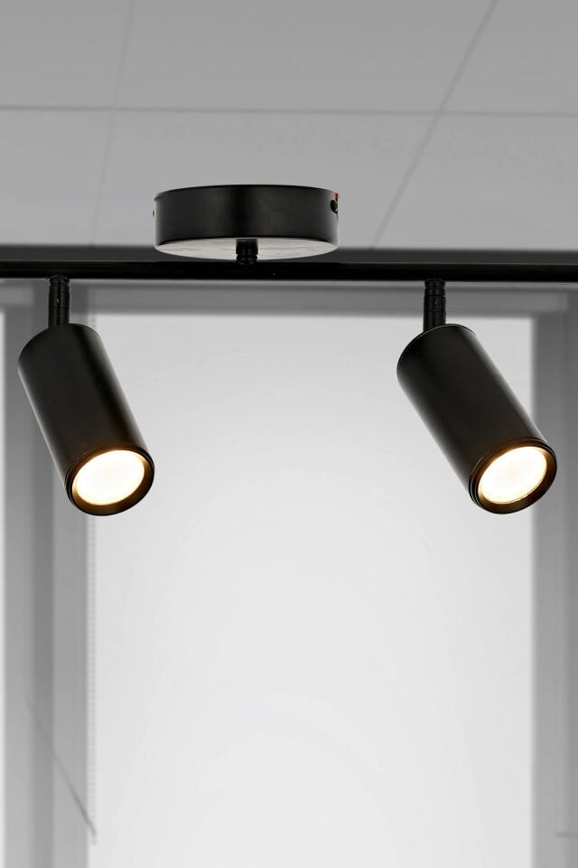 Ray 4 lü Siyah Modern Avize