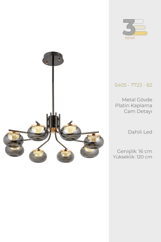 Zenoa 8li Avize Platin