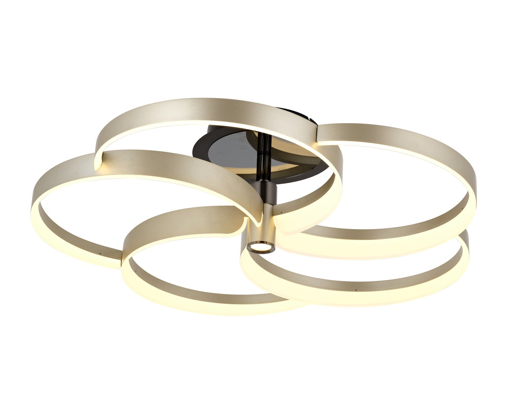 Wisla 5li Plafonyer Avize Siyah-Bej