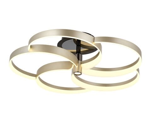 Wisla 5li Plafonyer Avize Siyah-Bej