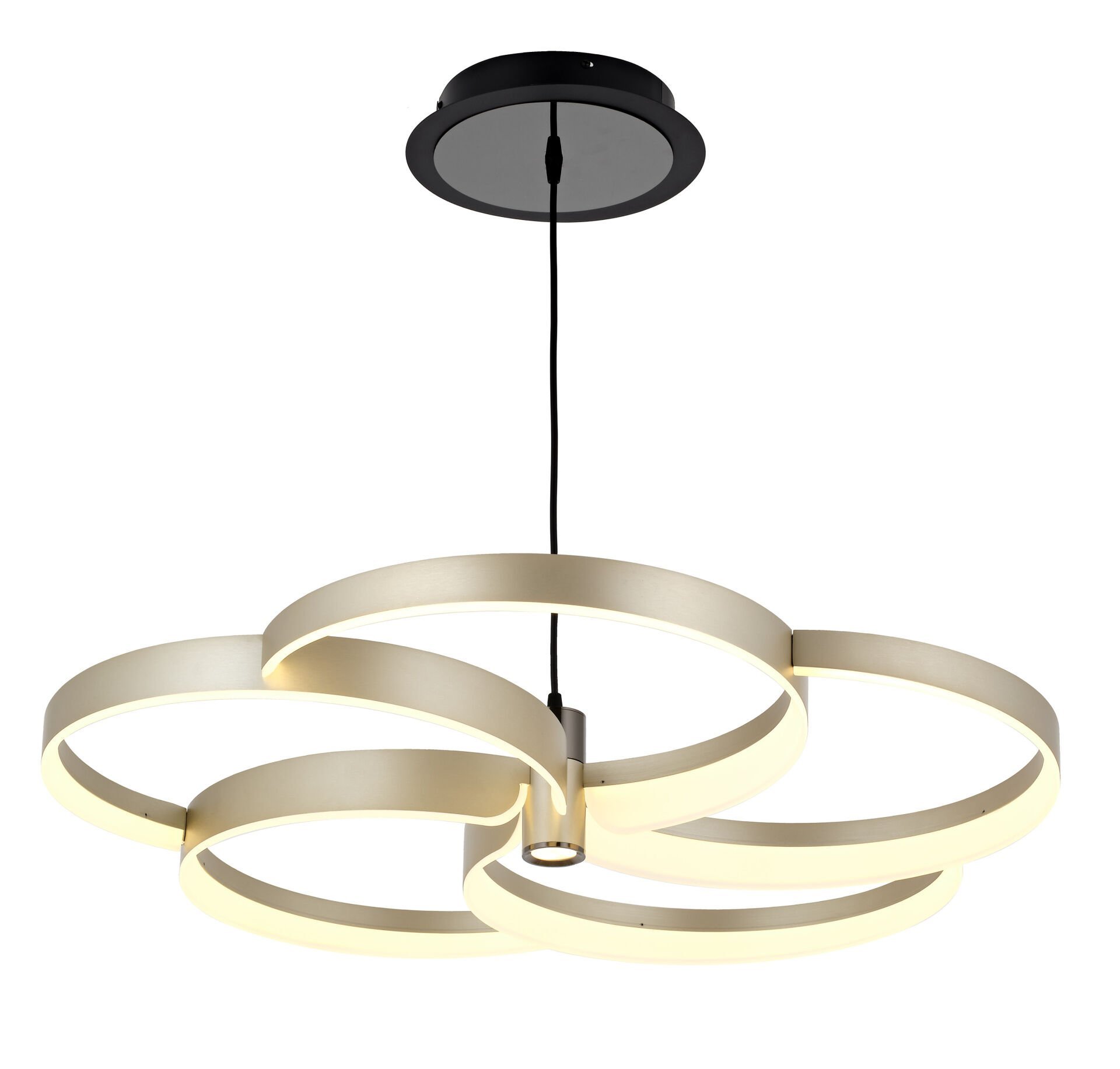 Wisla 5li Sarkıt Avize Siyah-Bej