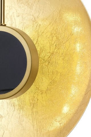 Velin Tekli Aplik Gold