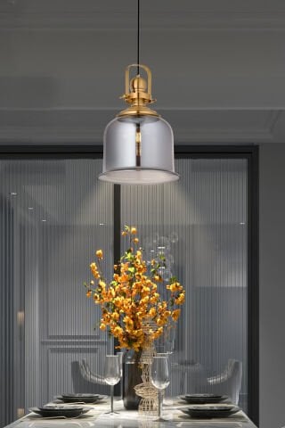 Finike Tekli Avize Füme