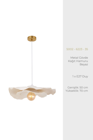 Pretty 2li Avize Beyaz