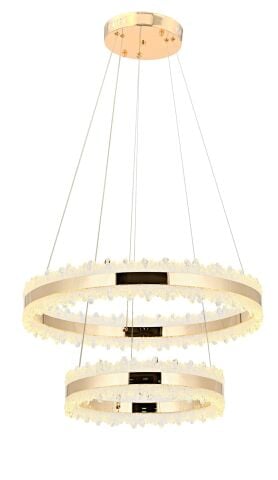 Ares 60+40 2 Katlı Sarkıt Avize Gold