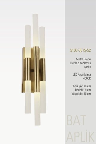 Bat 3lü Tekli Aplik Eskitme