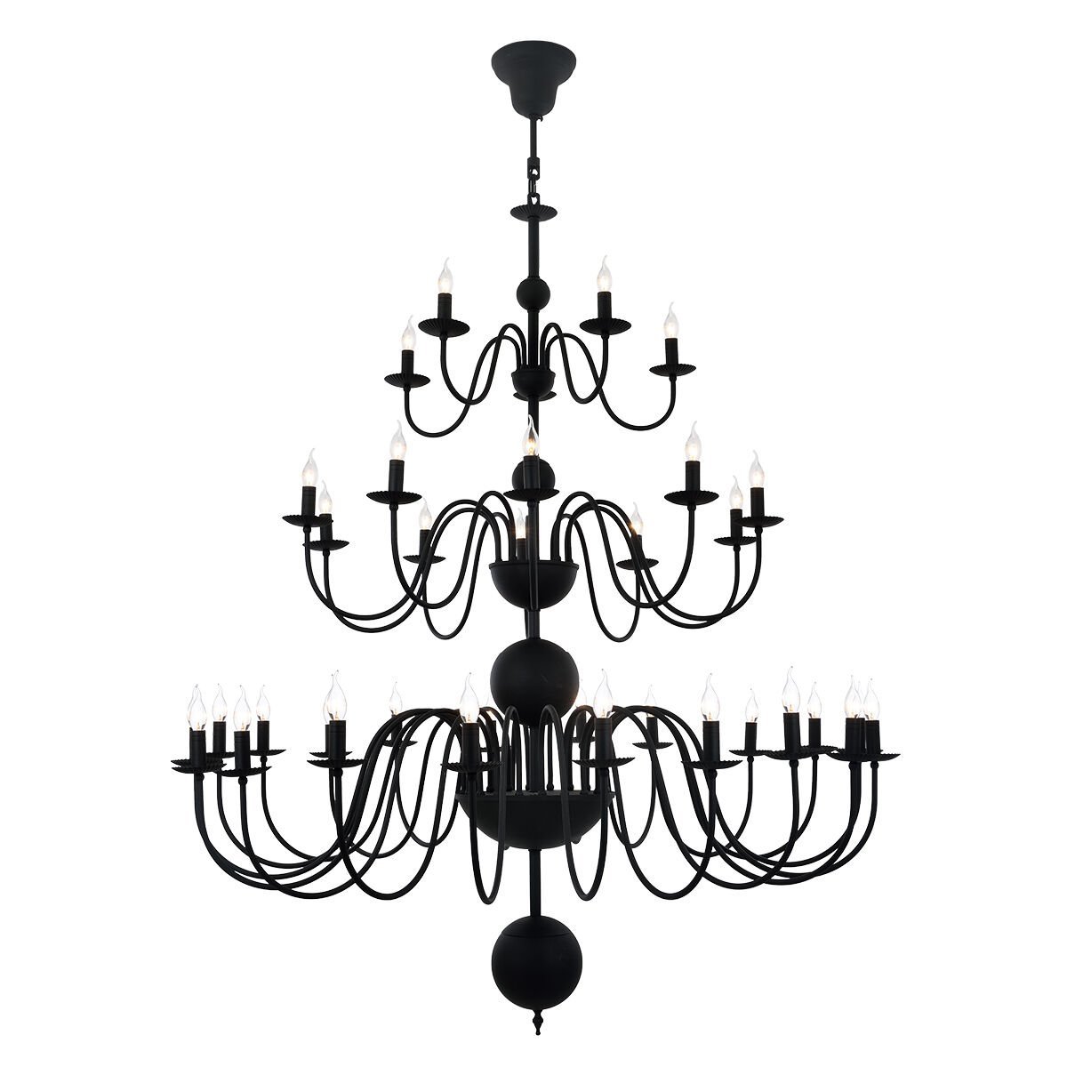 Darya 35 li Avize Mat Siyah