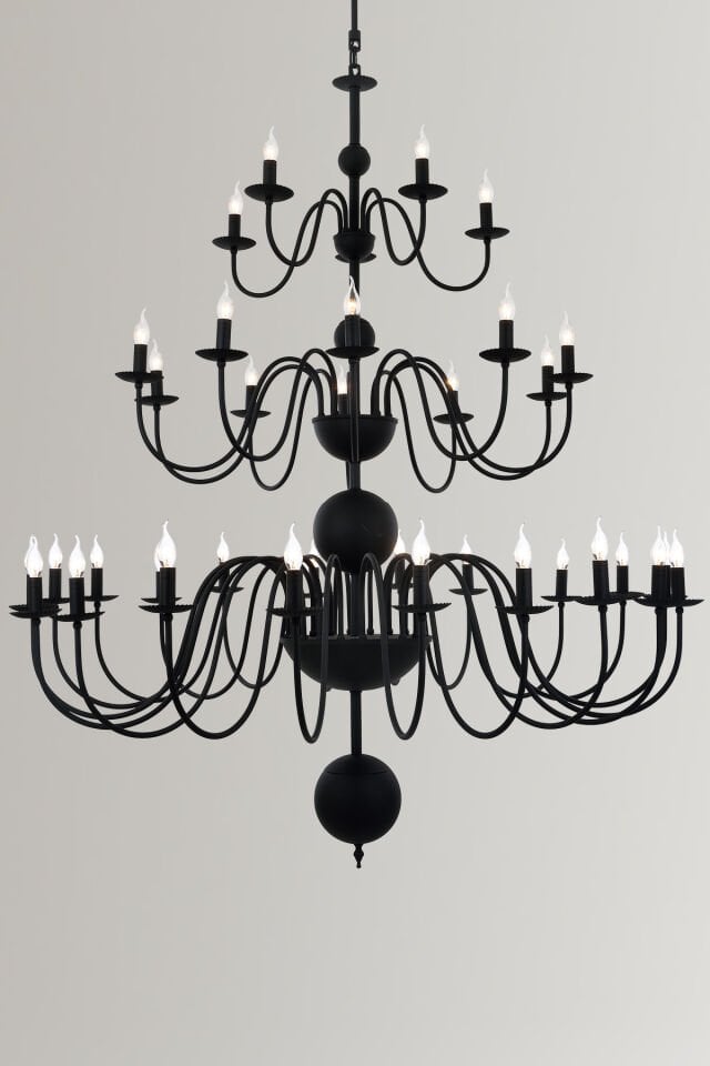 Darya 35 li Avize Mat Siyah