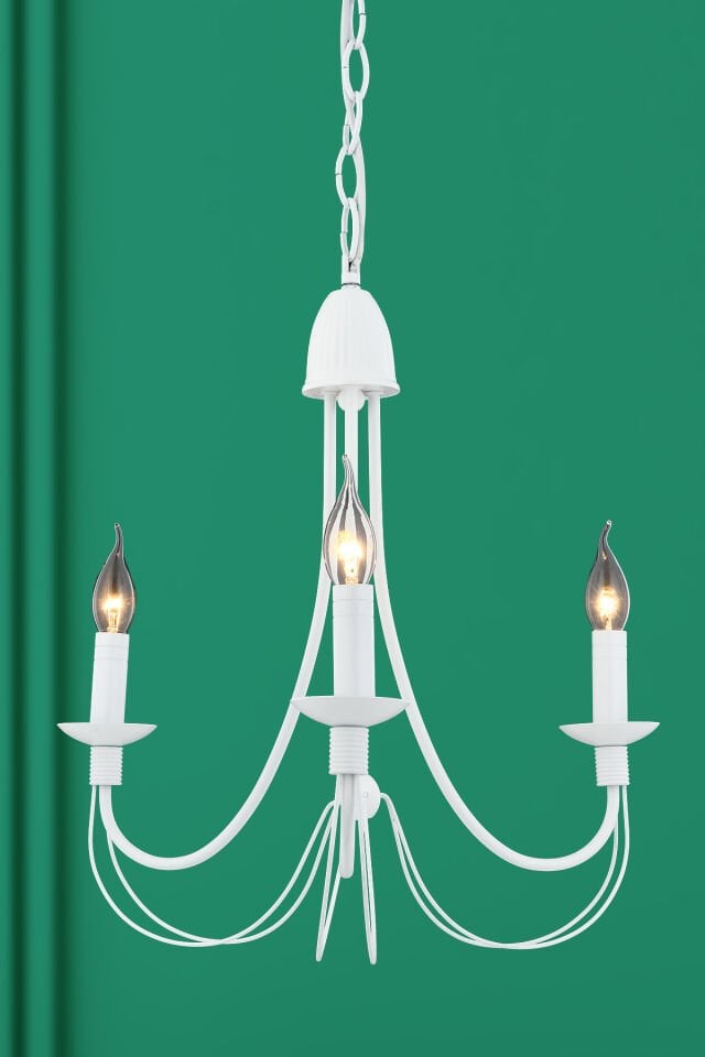 Darya 3 lü Avize Texture Beyaz