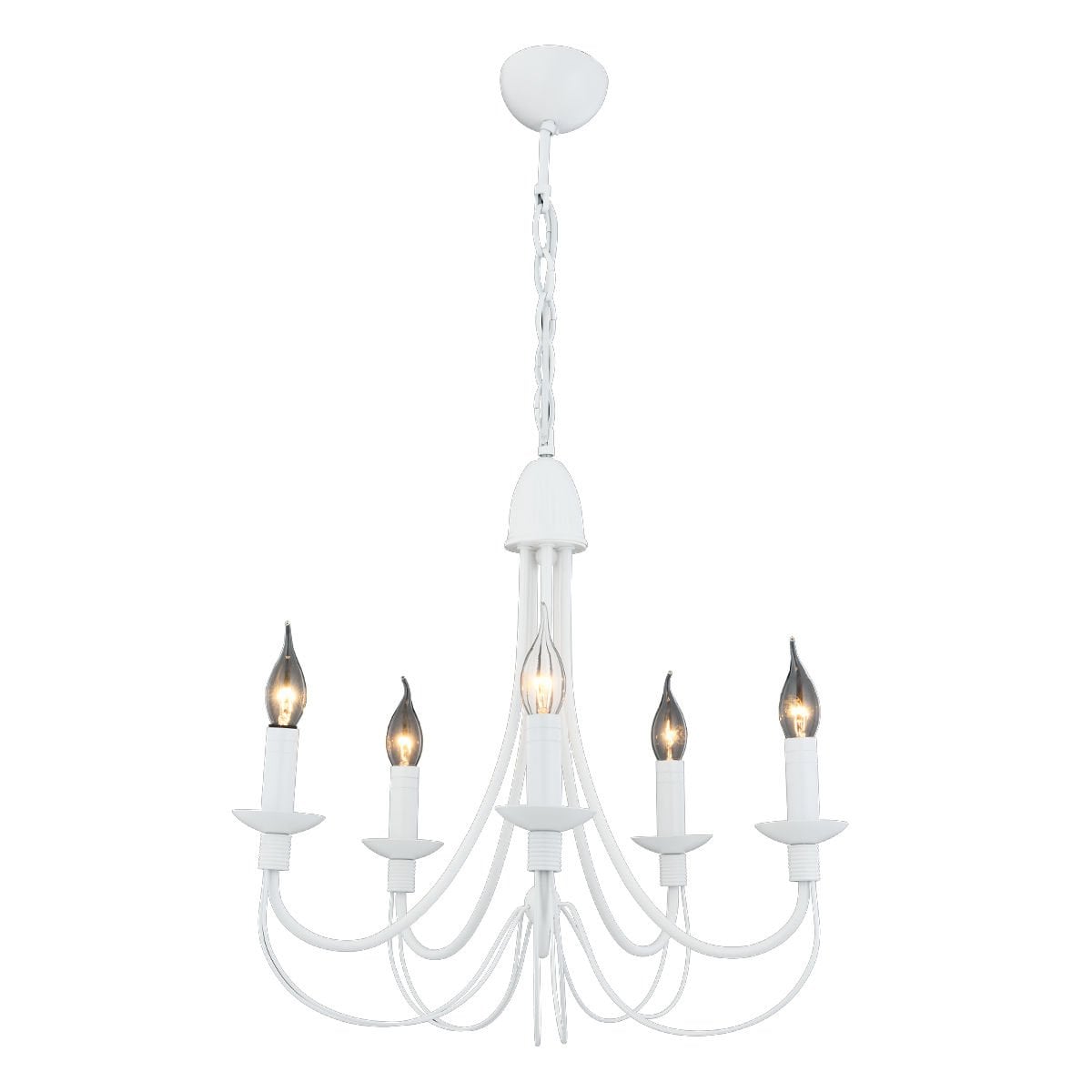 Darya 5 li Avize Texture Beyaz