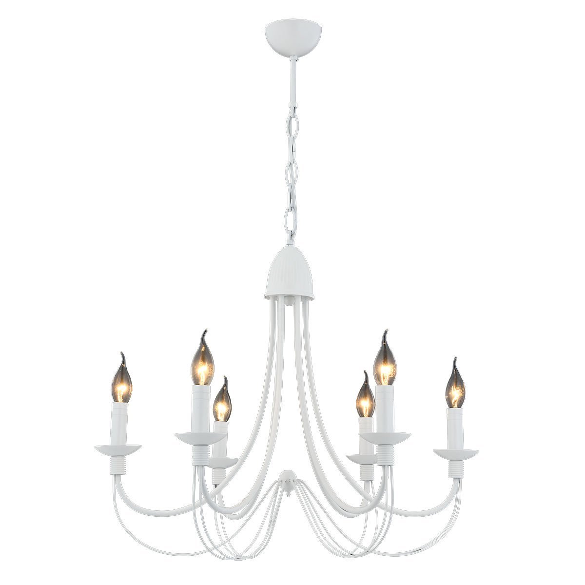 Darya 6 lı Avize Texture Beyaz