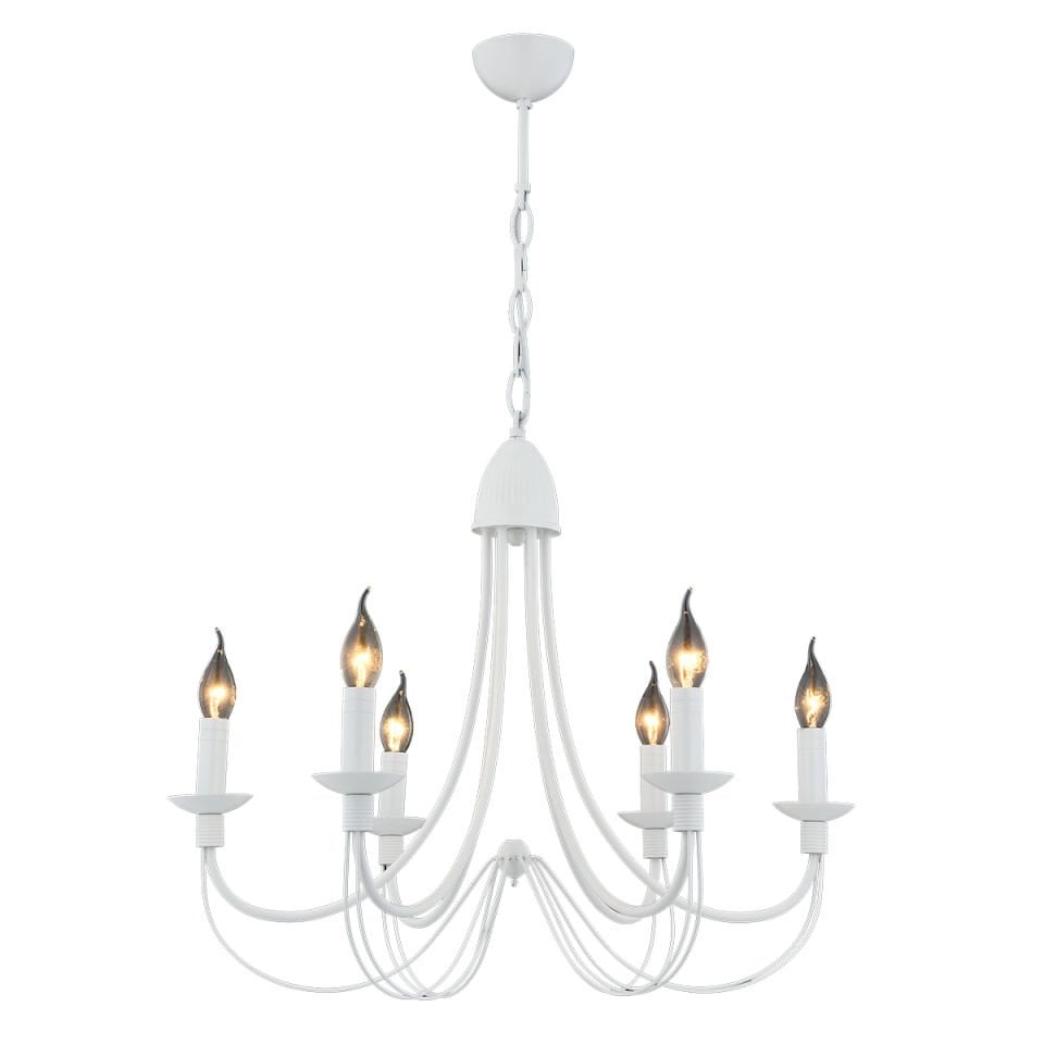 Darya 6 lı Avize Texture Beyaz