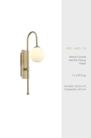 Nevo Aplik Brass
