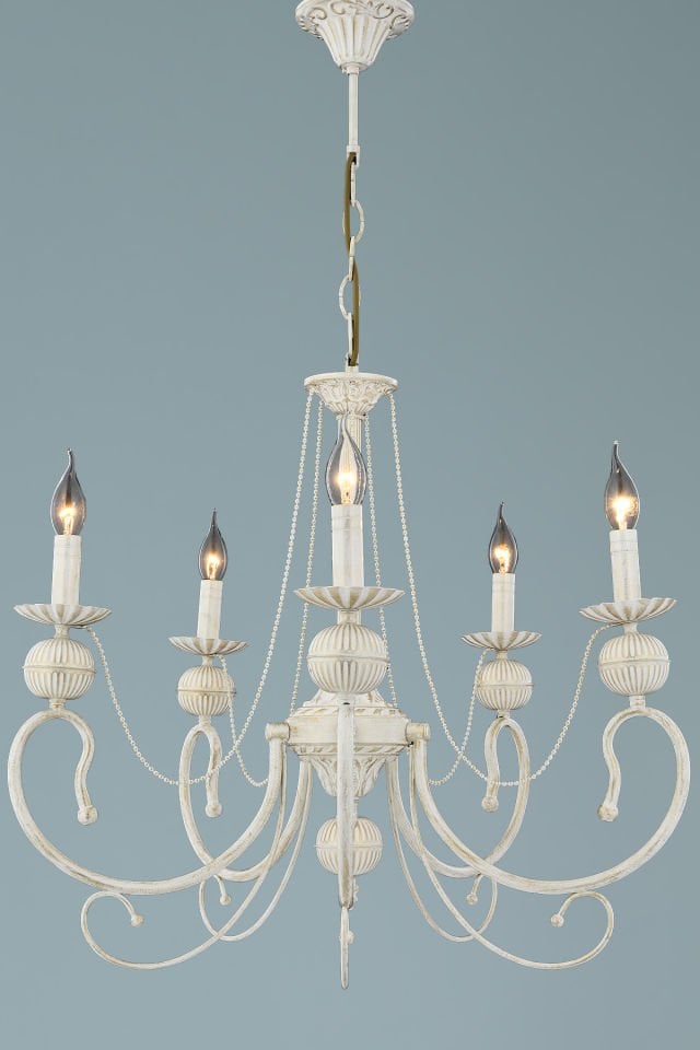 Kaşgar 5 li Avize Kemik