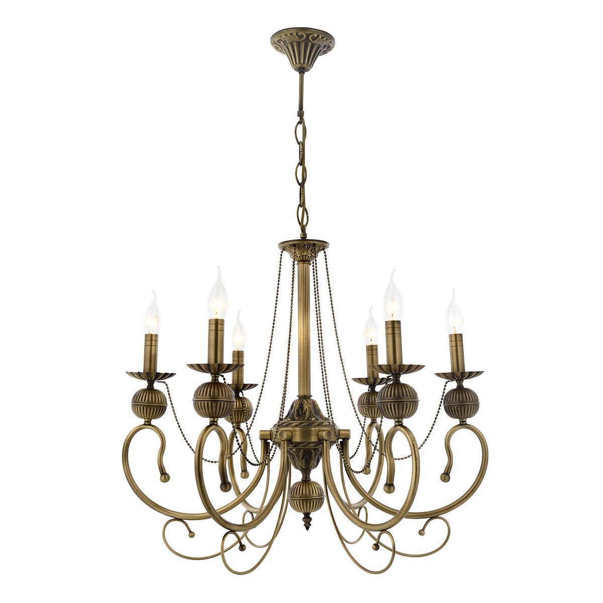 Kaşgar 6 lı Avize Eskitme