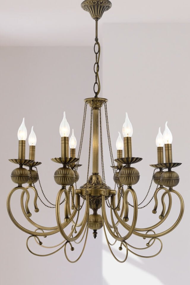 Kaşgar 8 li Avize Eskitme