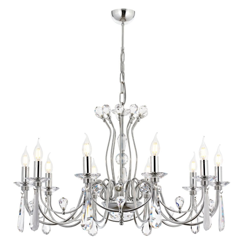 Leydi 10 lu Avize Krom