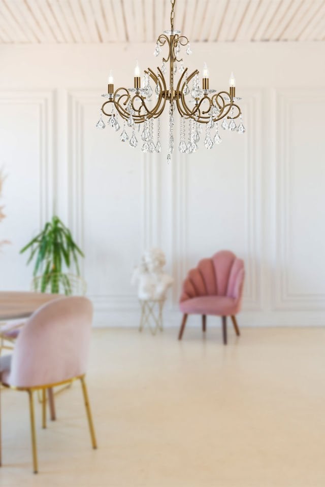 Lilya 6 lı Avize Eskitme