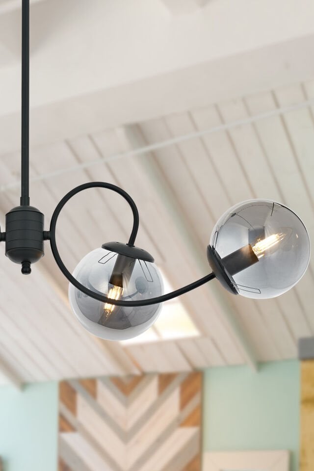 Maral 4 lü Modern Avize Antrasit