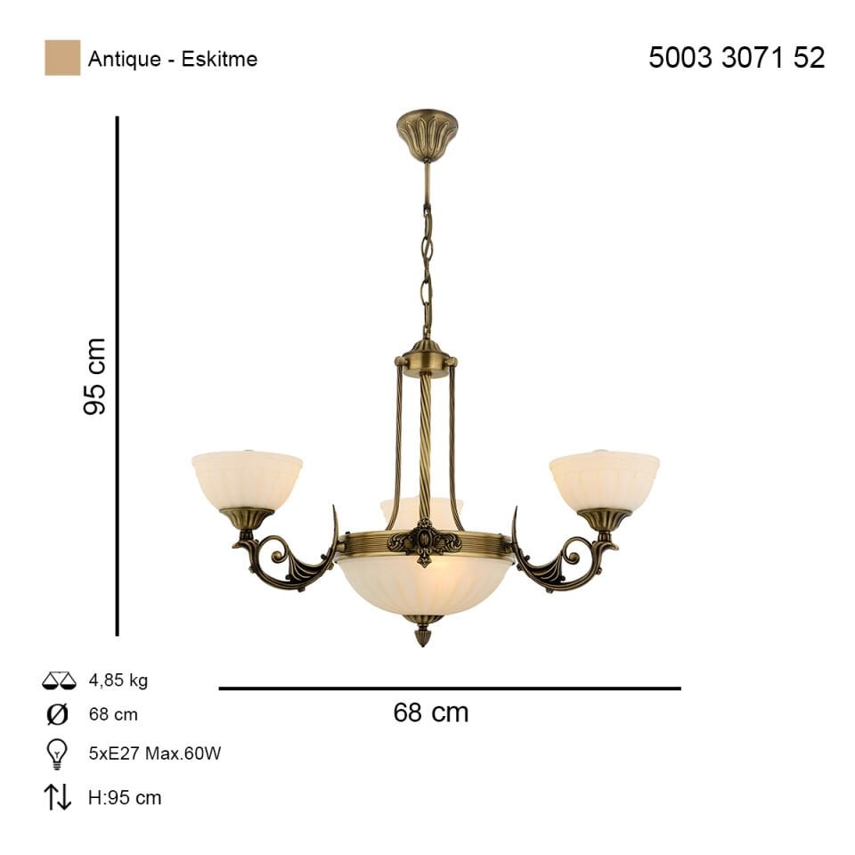 Mass 3 lü Avize Eskitme