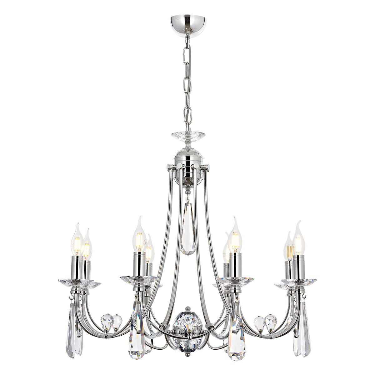 Prenses 8 li Avize Krom