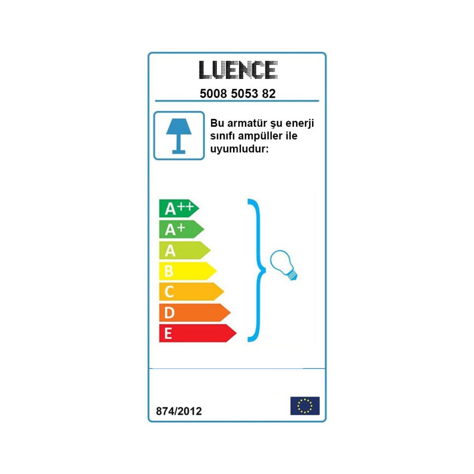Prenses 8 li Avize Platin